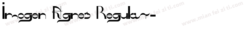 Imogen Agnes Regular字体转换